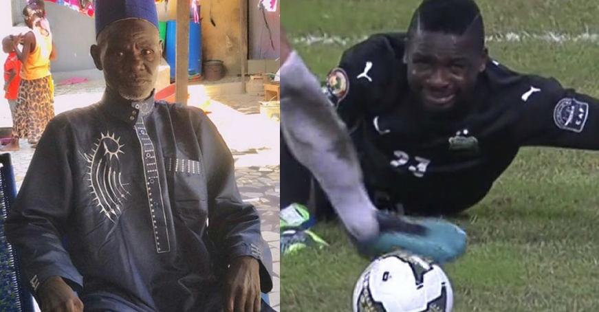 Sangaré Badra Ali le gardien ivoirien blessé contre la Sierra Leone a