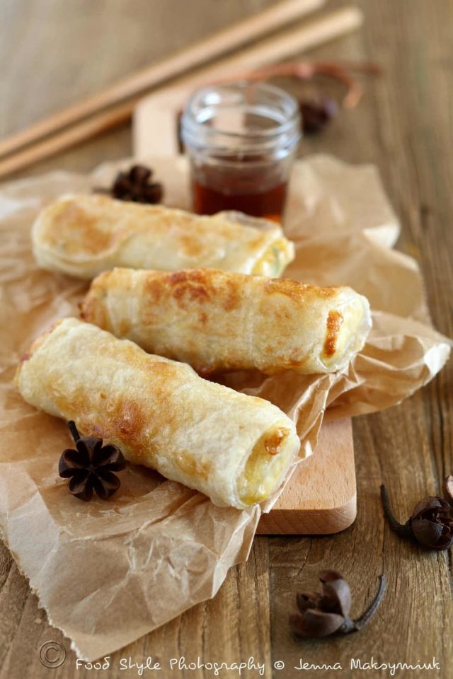 Recette Nems aux restes de poulet rôti