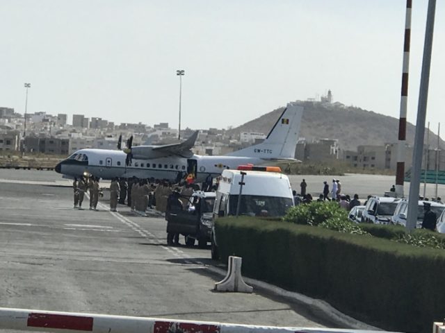 Le président gambien Adama Barrow a quitté Dakar en direction de Banjul à bord d’un Aéronef de l’Armée de l’Air sénégalaise