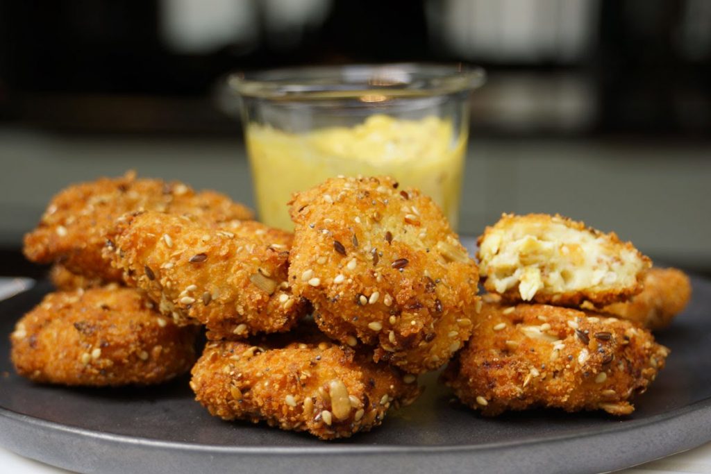 Nuggets de poulet et mayonnaise à l’indienne: recette maison facile