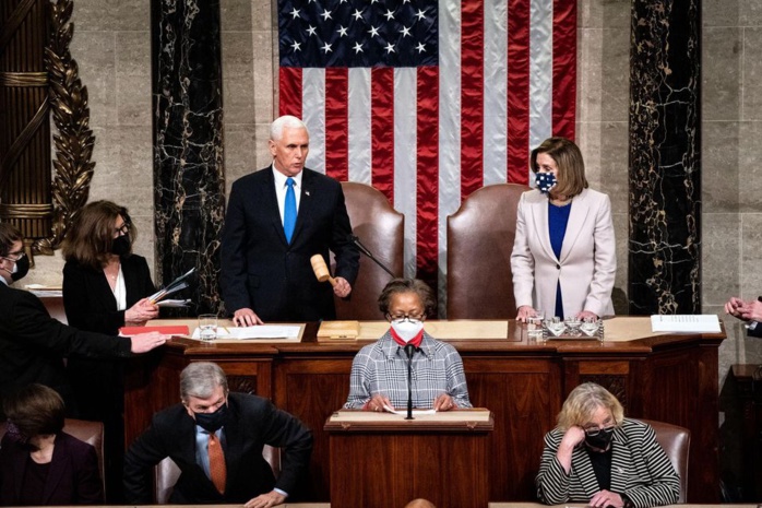 Le congrès américain valide la victoire de Joe Biden