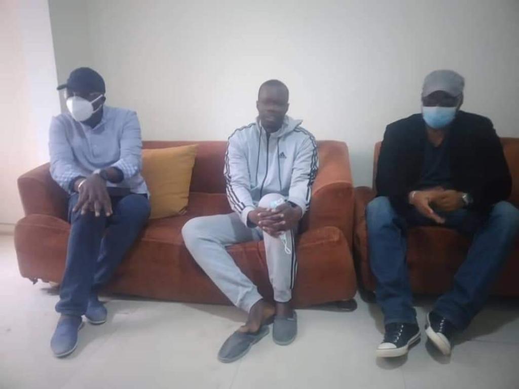 Khalifa Sall et Barthelémy Dias chez Ousmane Sonko