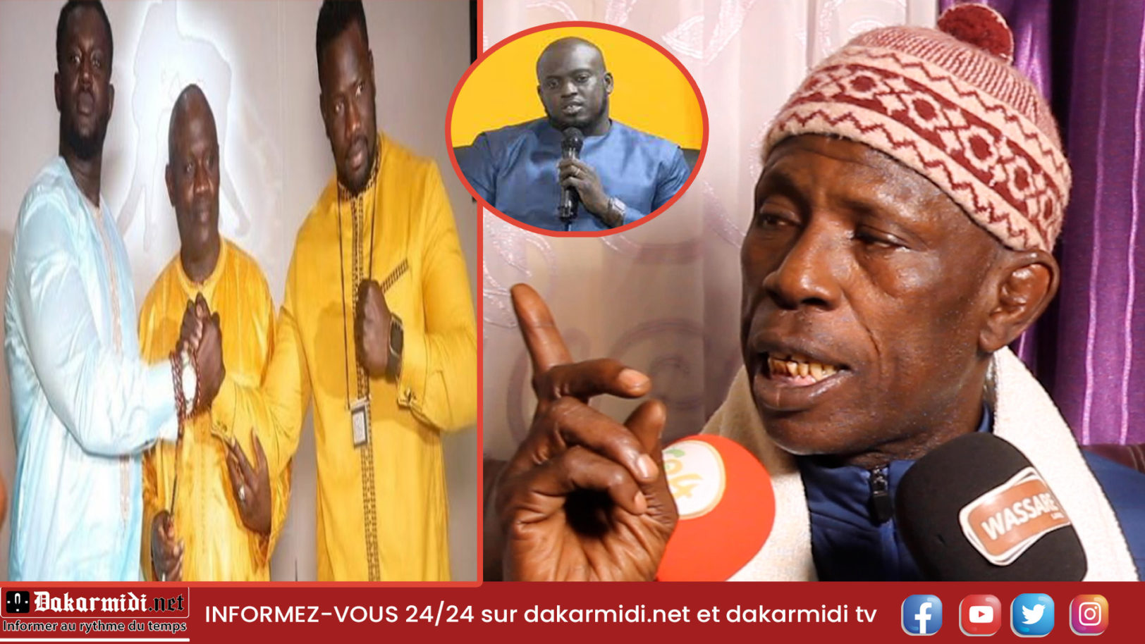 DeGaulle le pére de boy niang »A Ndiaye dafay wakh pour mafia gnu balla gaye mo geuna nèkh dane »