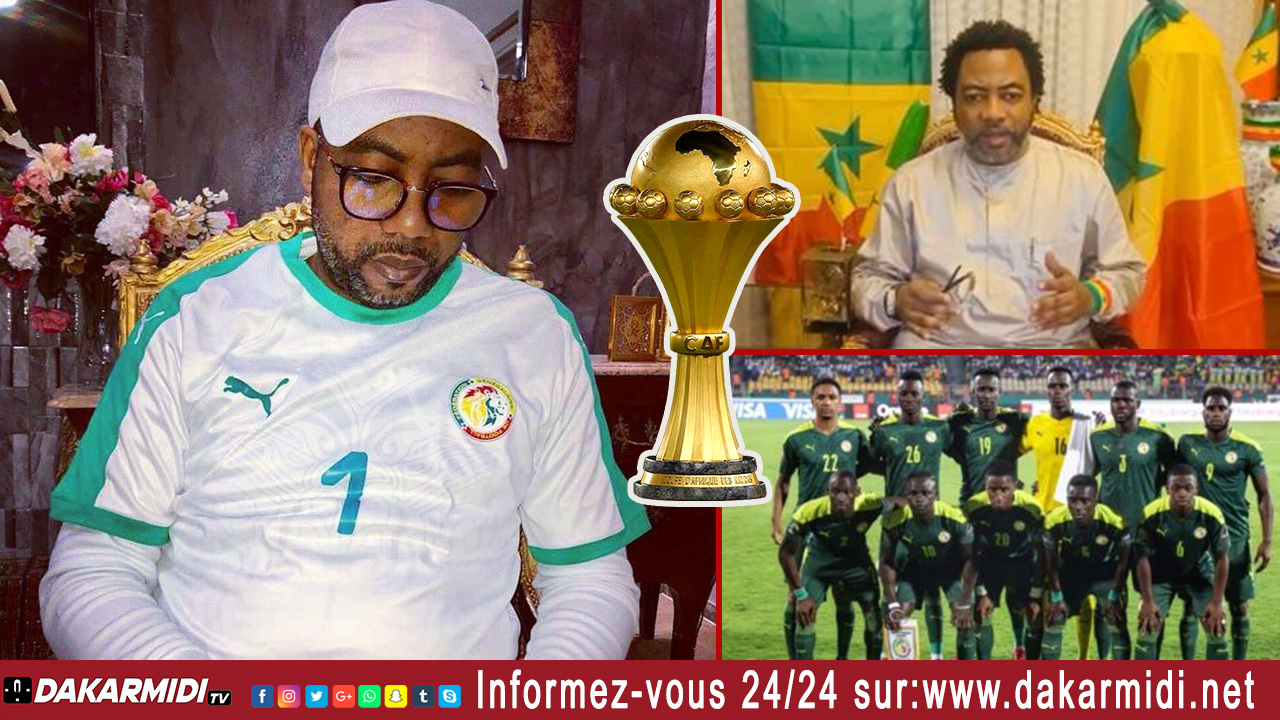 Sheikh Alassane Sene (Taree Yallah) envoie un message fort aux lions et offre 50 billets d’avions Air Sénégal aux supporters(video)