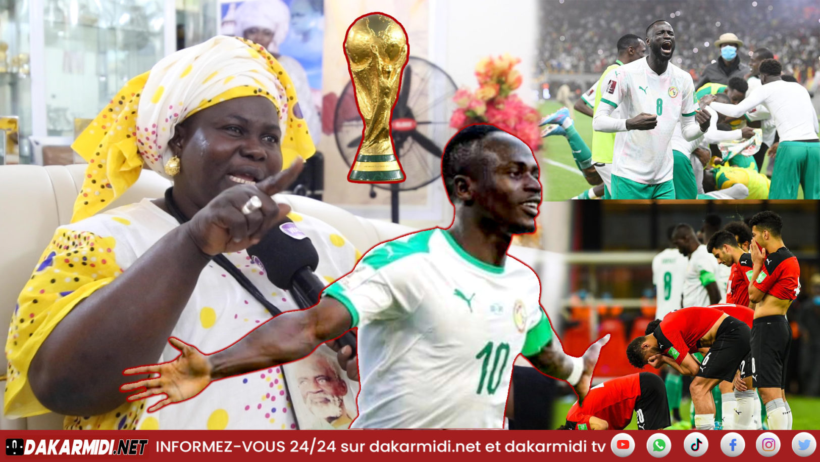 Qatar 2022: Sokhna Aida Saliou fait des revelations après la qualification du sènègal……..