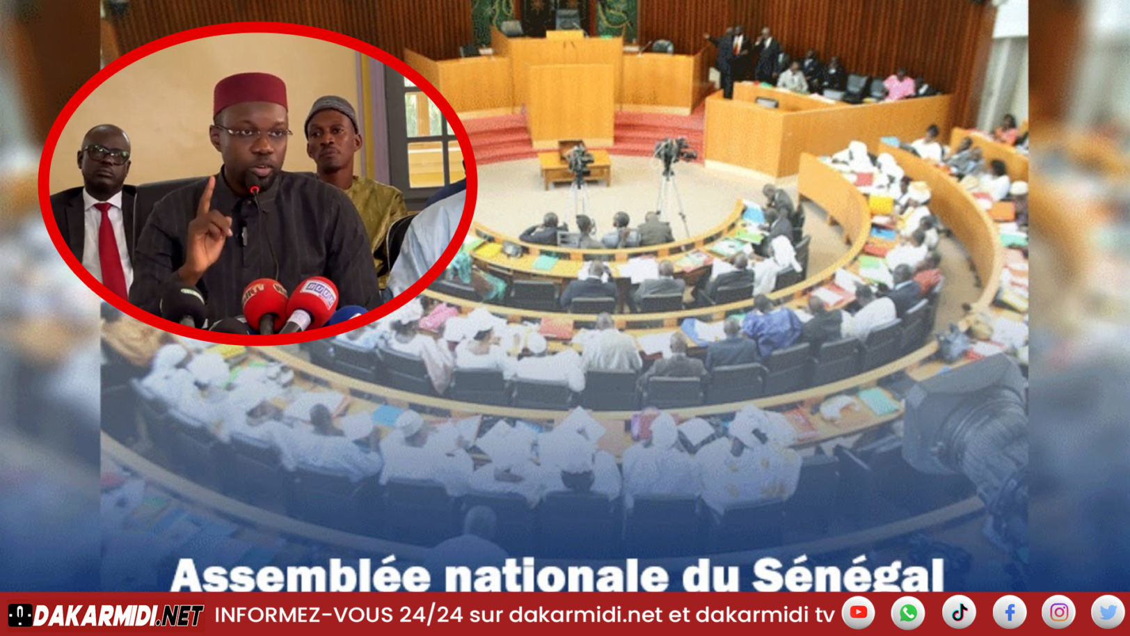 Ousmane sonko sur L’ Augmentation du nombre de députés: » yokk deputé waroul takh gnu yokk budget… »