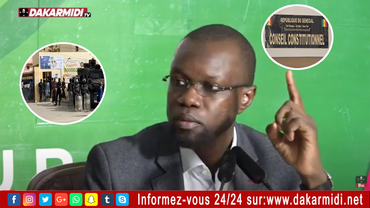 Ousmane Sonko descend La direction Générale des élections(D.G.E.) »Bou gnu Fonto Niit yi…. »