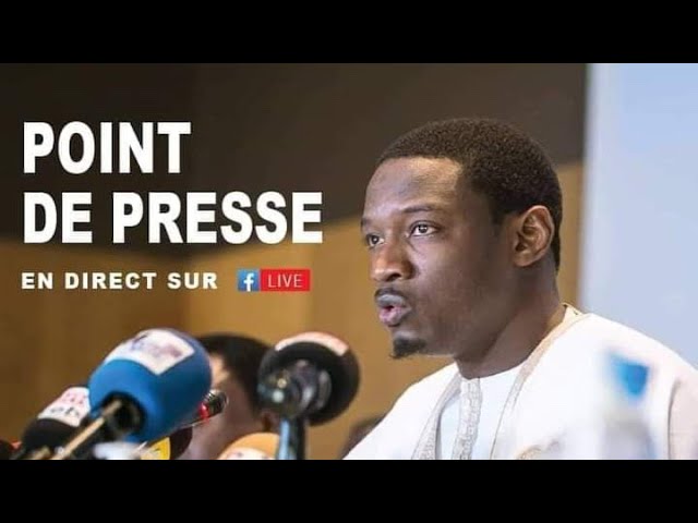 🔴 Direct: Point de presse de Pape Djibril FAll