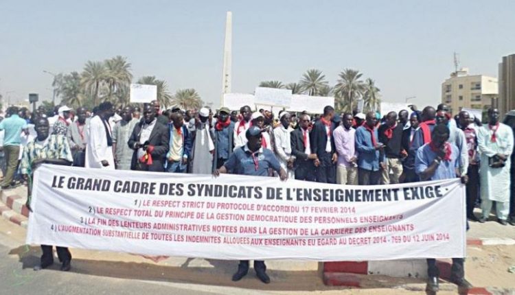 LES SYNDICATS D’ENSEIGNANTS ANNONCENT LA SUSPENSION DE LEUR MOT D’ODRE DE GREVE