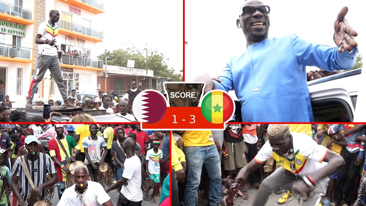 Jubilé explosive des mbourois avec Karamba et Kèba seck après la victoire du Sénégal…