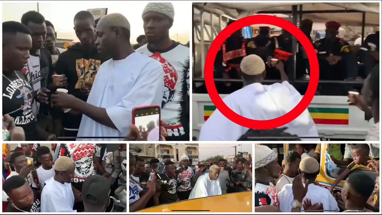 distribution des Ndogou de ngaaka blinde rond point Canada (Guédiawaye)