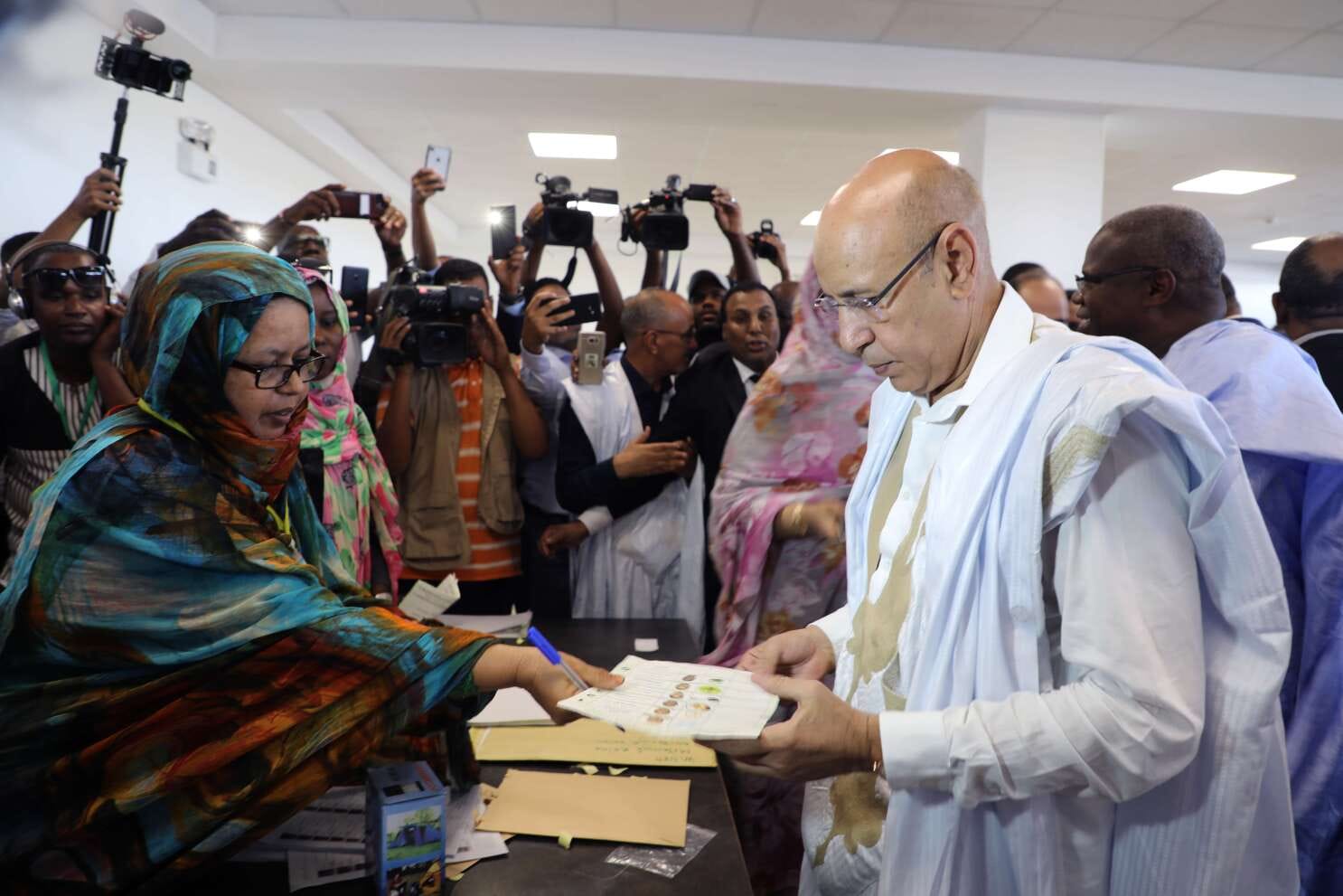 Mauritanie : Mohamed Ould Ghazouani annonce sa candidature pour un deuxième mandat.