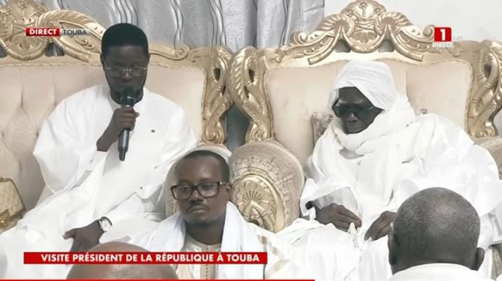 Touba : le président Bassirou Diomaye Faye hôte du khalife Serigne Mountakha Mbacké