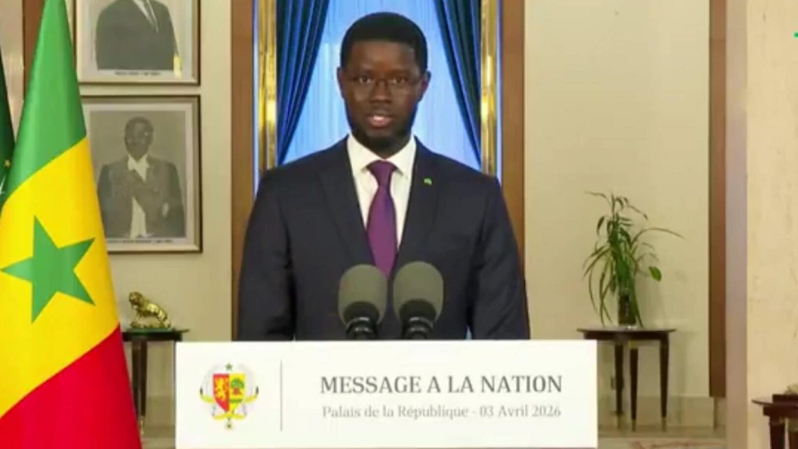🛑Message à la nation du Pr Bassirou Diomaye Faye ( wolof )